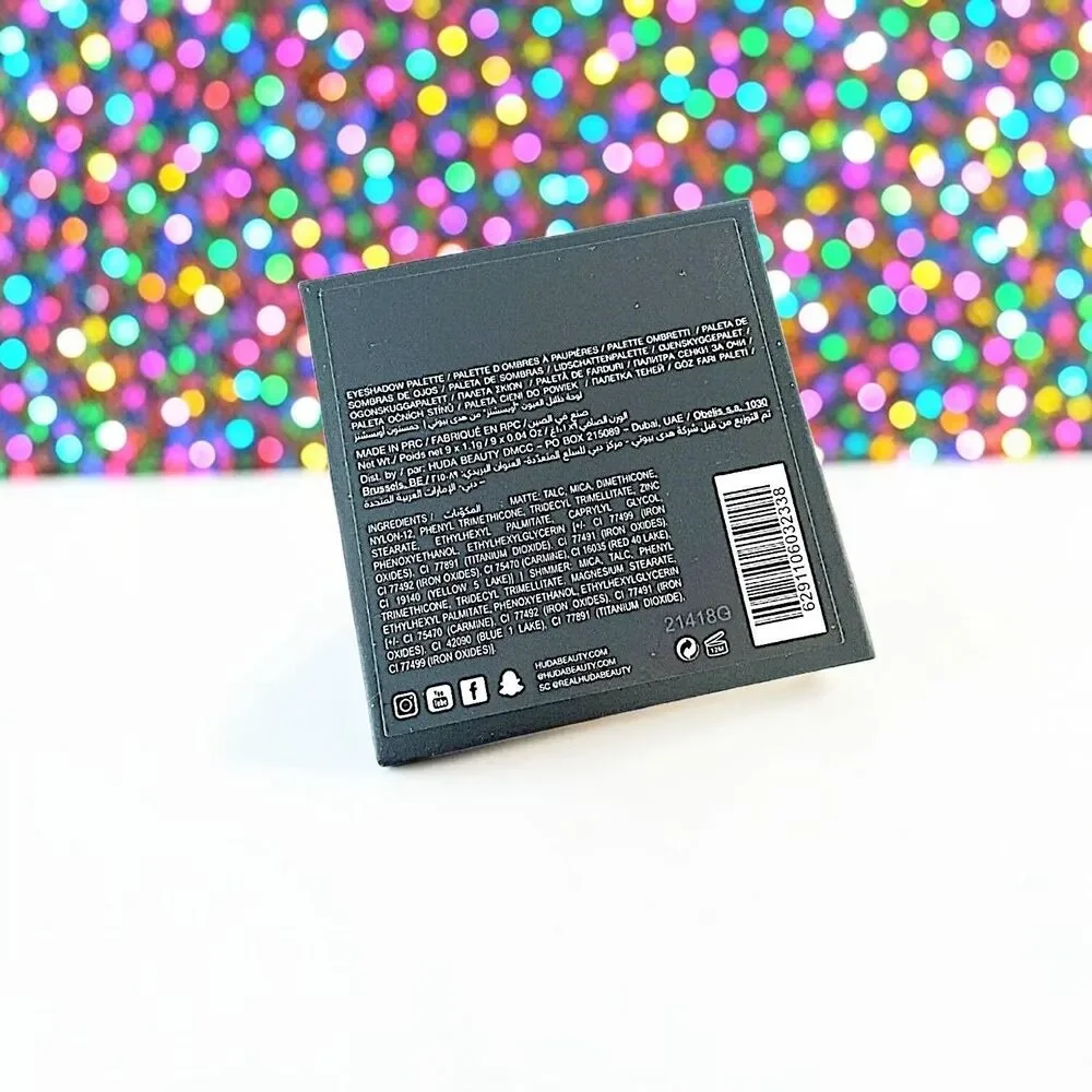 HUDA BEAUTY Coral Obsessions 9-Shade Eyeshadow Palette  9 x 0.04 oz New In Box